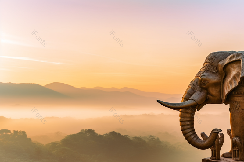 远山朝霞金黄色佛光连绵不断宁静开阔,高清,摄影图,摄影图片,图片大全,摄影图免费下载